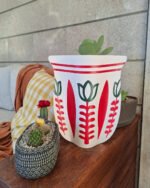 Heritage Hug Red Paper Vase - Image 2