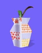 Autumn Whispers Paper Vase