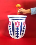 Heritage Hug Blue Paper Vase