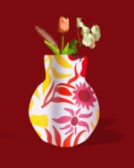 In Full Bloom Paper Vase