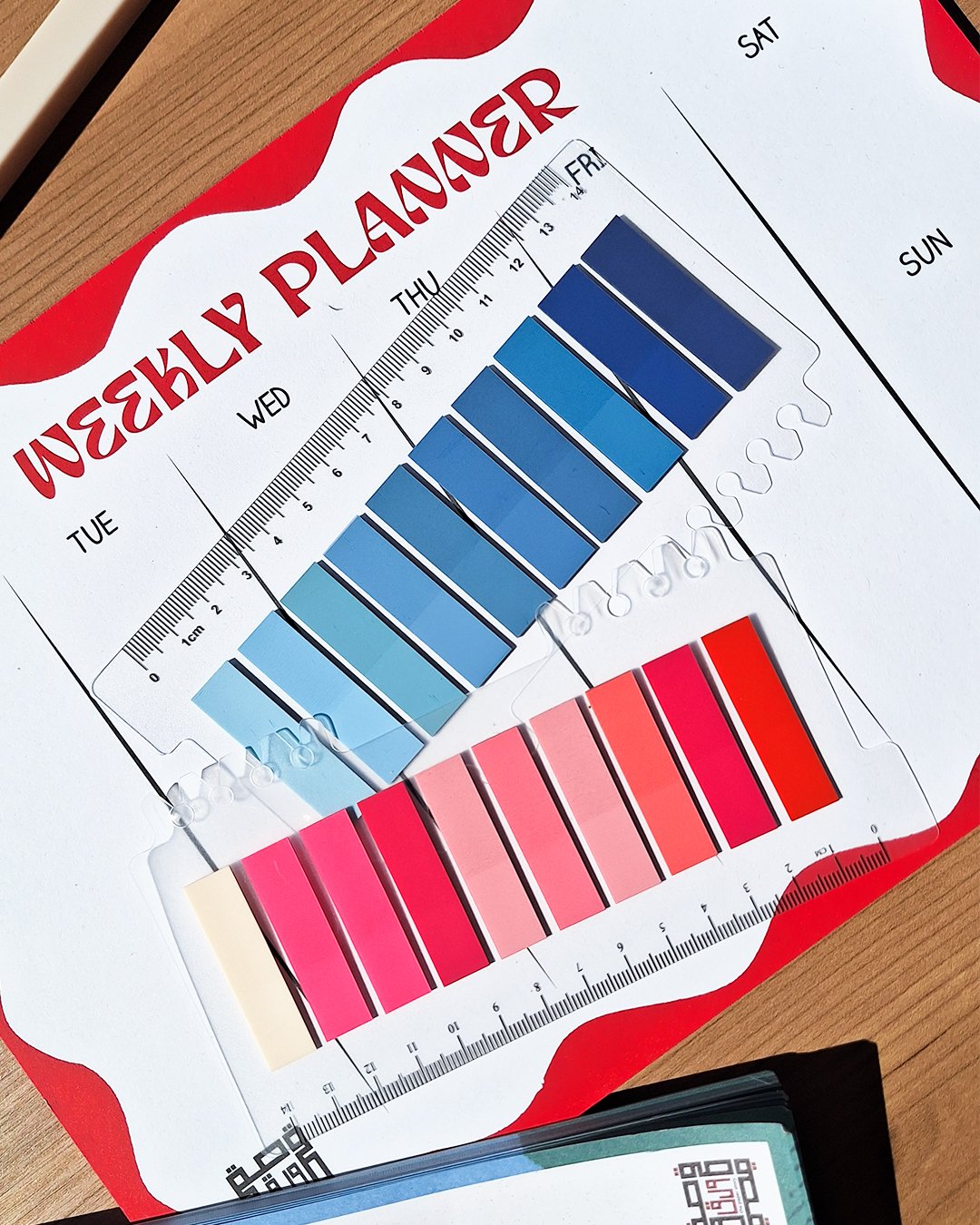 sticky Mini Sticky Notes With Ruler - Image 1